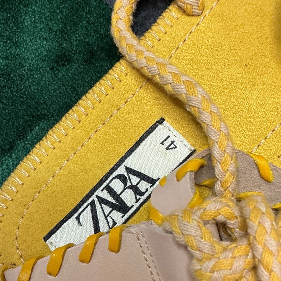 Zara Yellow Sandals with Tassel Accents - Picture 2 of 9